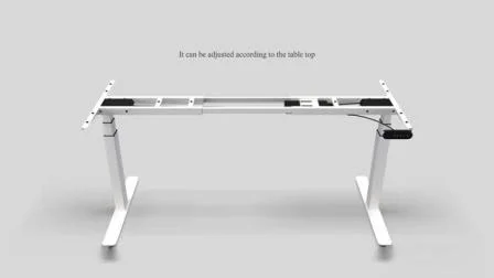 중국 스마트 사무용 가구 제조 인체 공학적 듀얼 모터 스탠드 책상 프레임 컴퓨터 리프팅 테이블 홈 오피스 전기 높이 조절 스탠딩 책상